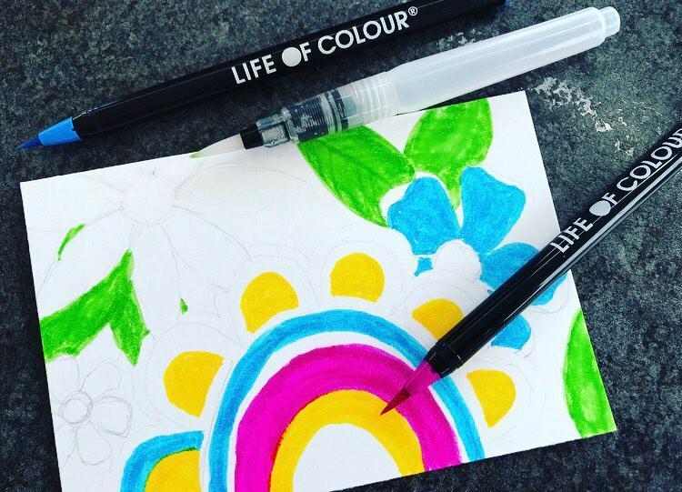 Easy painting techniques; colour mixing with emphasise on warm and cool  colours | carolinesartclass