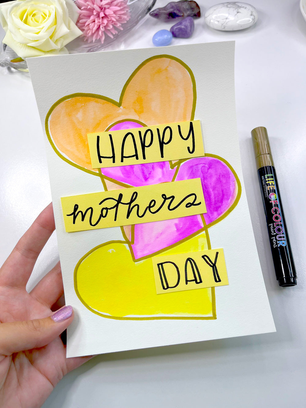 Happy mothers day sales craft ideas