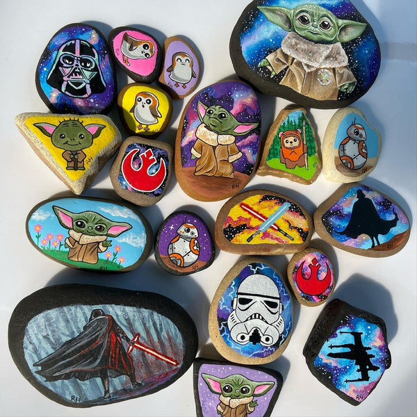 Lockdown fun - Painting Rocks