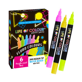 5 Fun Neon DIY Projects - Fluro Paint Pens, Fluorescent posca pens  alternative - Life of Colour