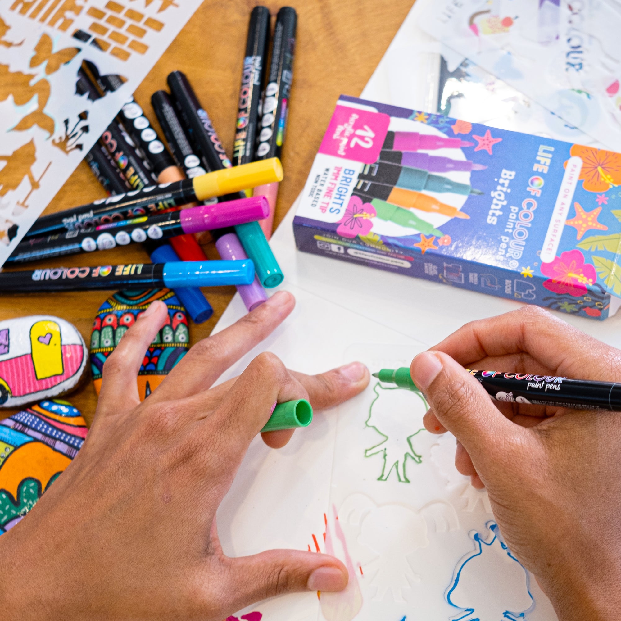 Life of Colour launches new Dot pens with a little help from their art