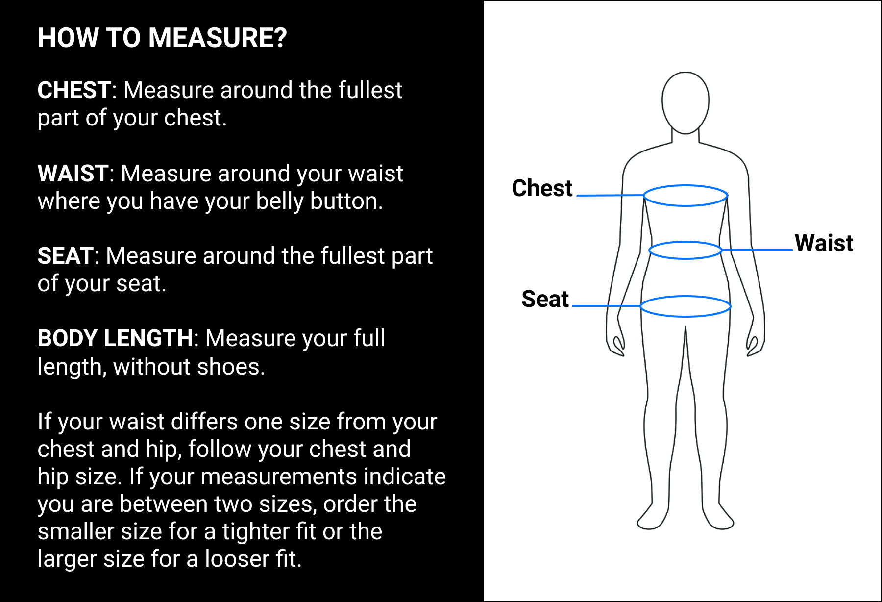 Cortazu size guide how to measure