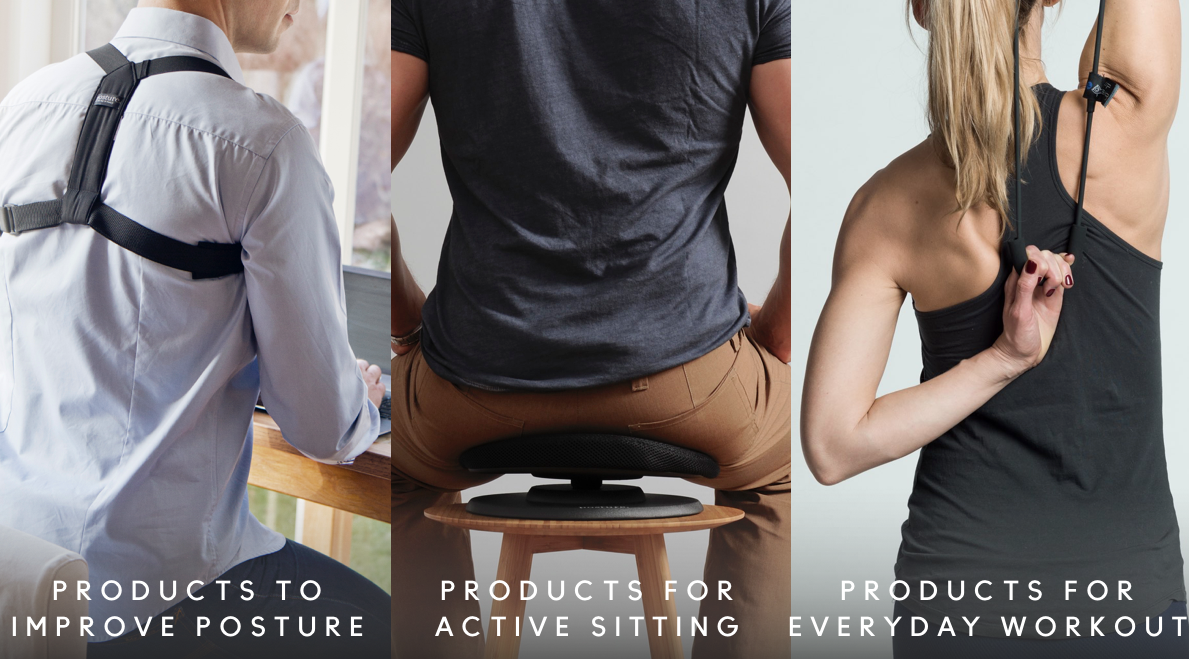 Shop products for a better posture, Improve posture