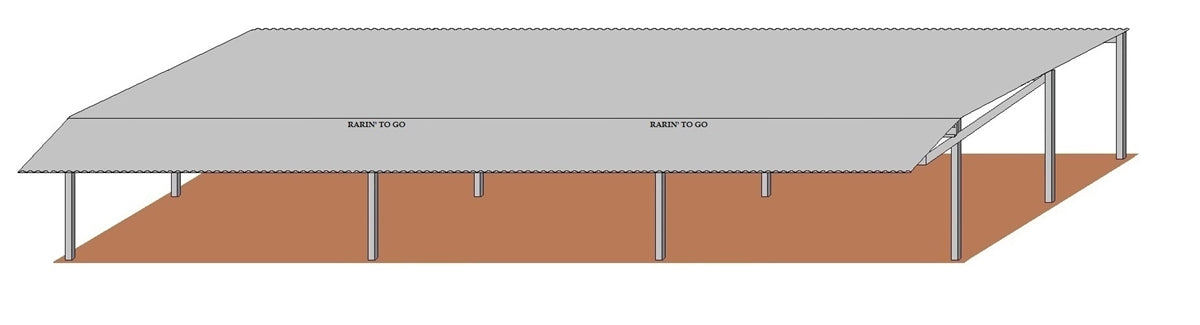 32'D x 72'W Shed Row