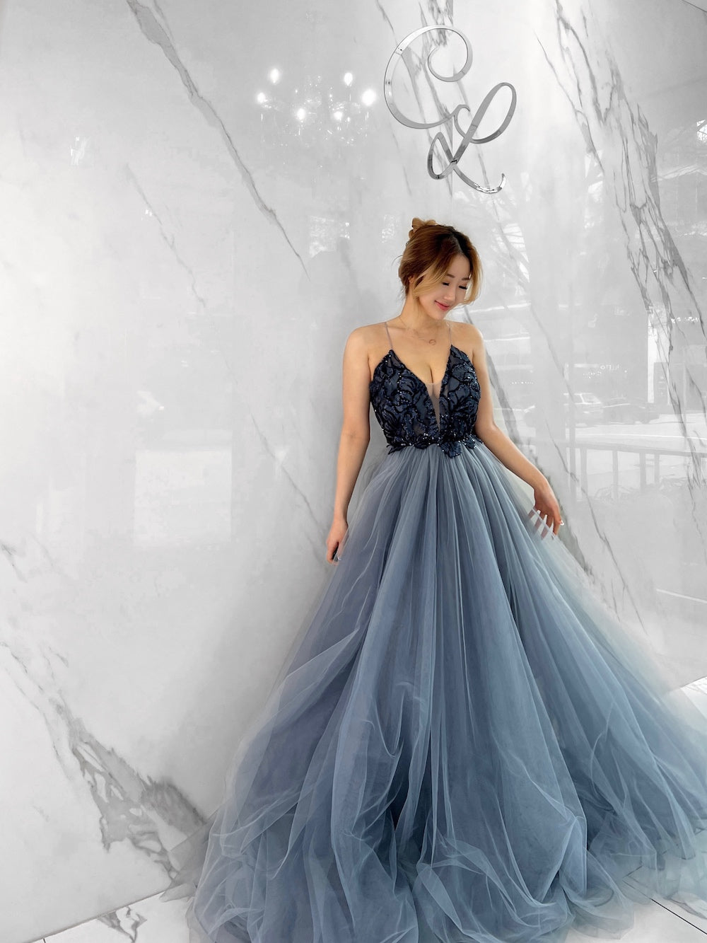 Honey Couture Dress, Women's Silver Dresses – CityLux Boutique