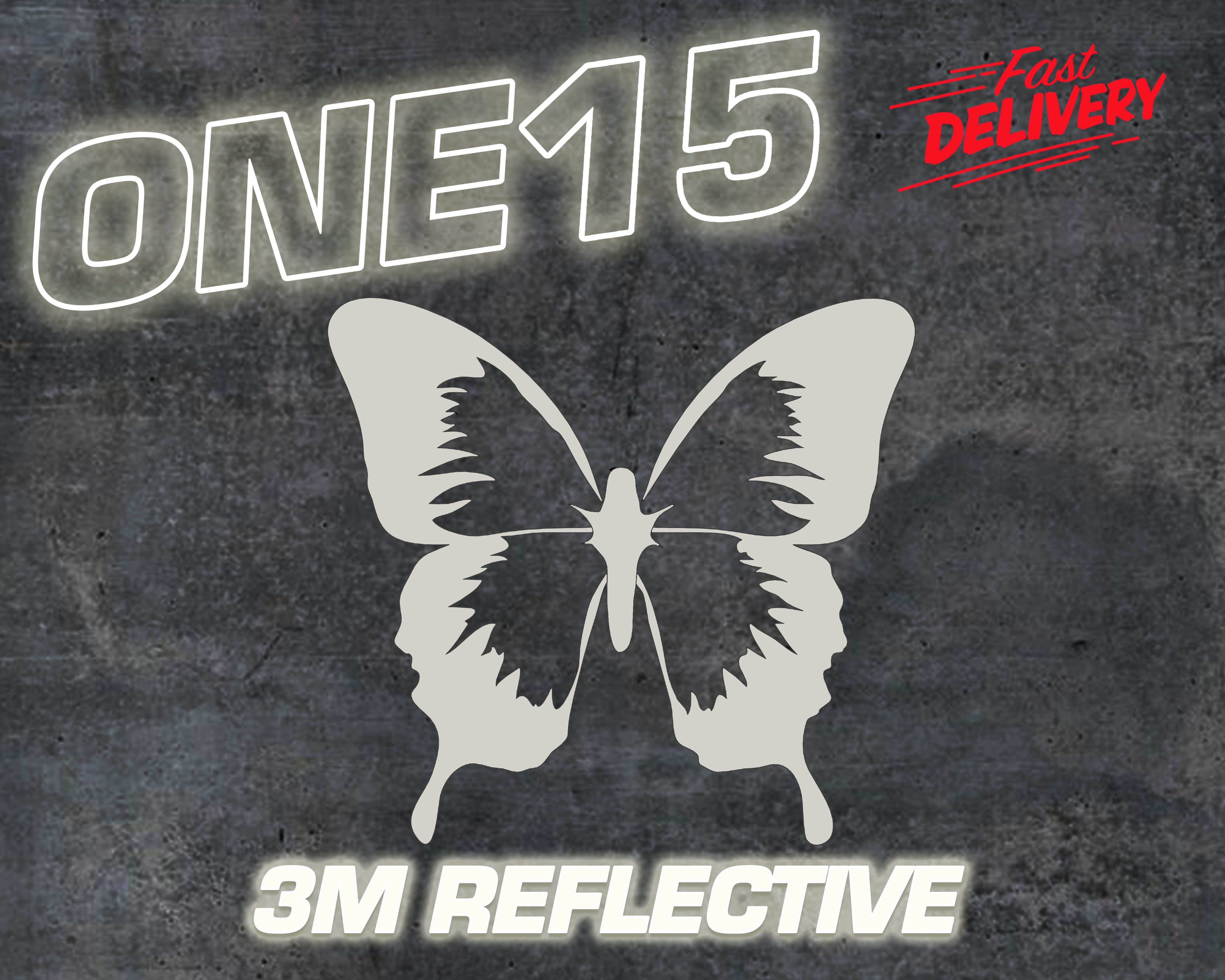 3m reflective butterfly