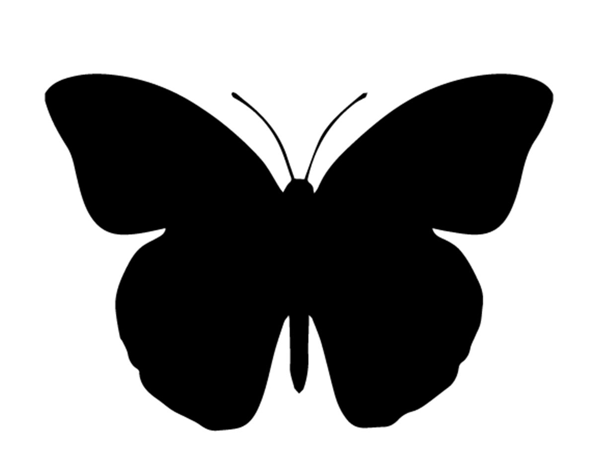 Butterfly Stencils Clip Art Designs