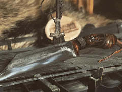 Custom Viking Seax - viking weapons