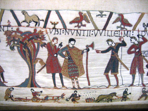 how to make a viking axe - Bayeux Tapestry