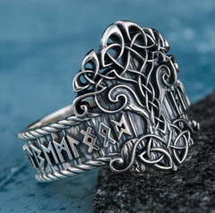 Yggdrasil ring - viking symbols