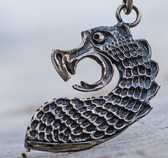 dragon pendant - viking symbols
