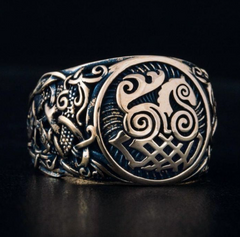 Sleipnir ring - viking symbols