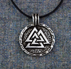 valknut necklace - viking symbols