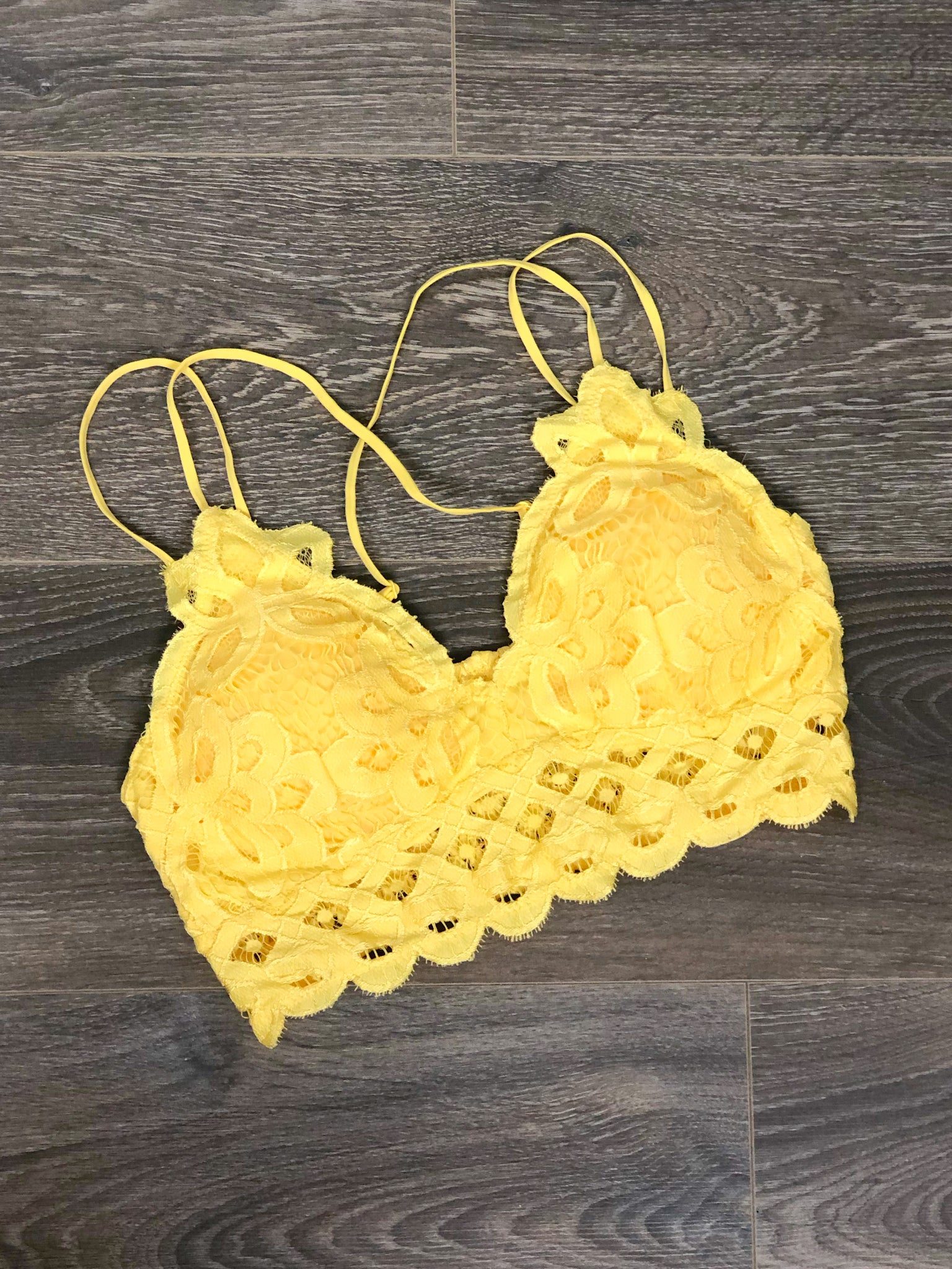 bralette yellow