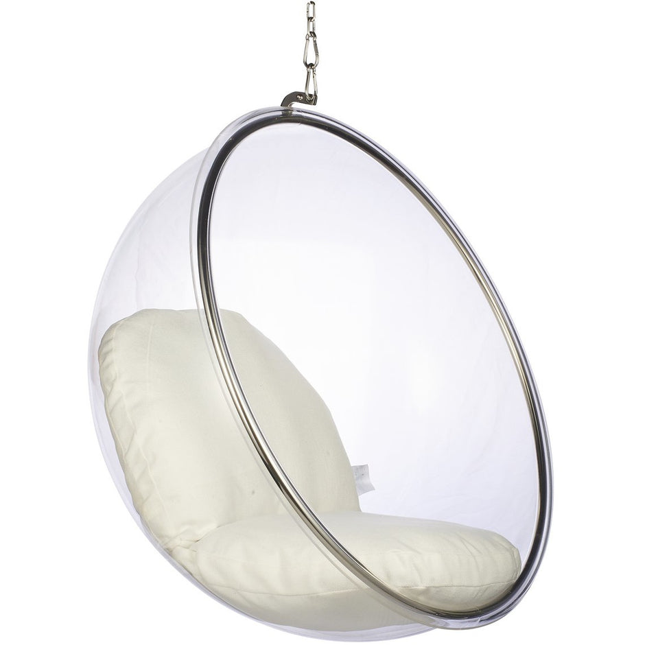 clear globe chair