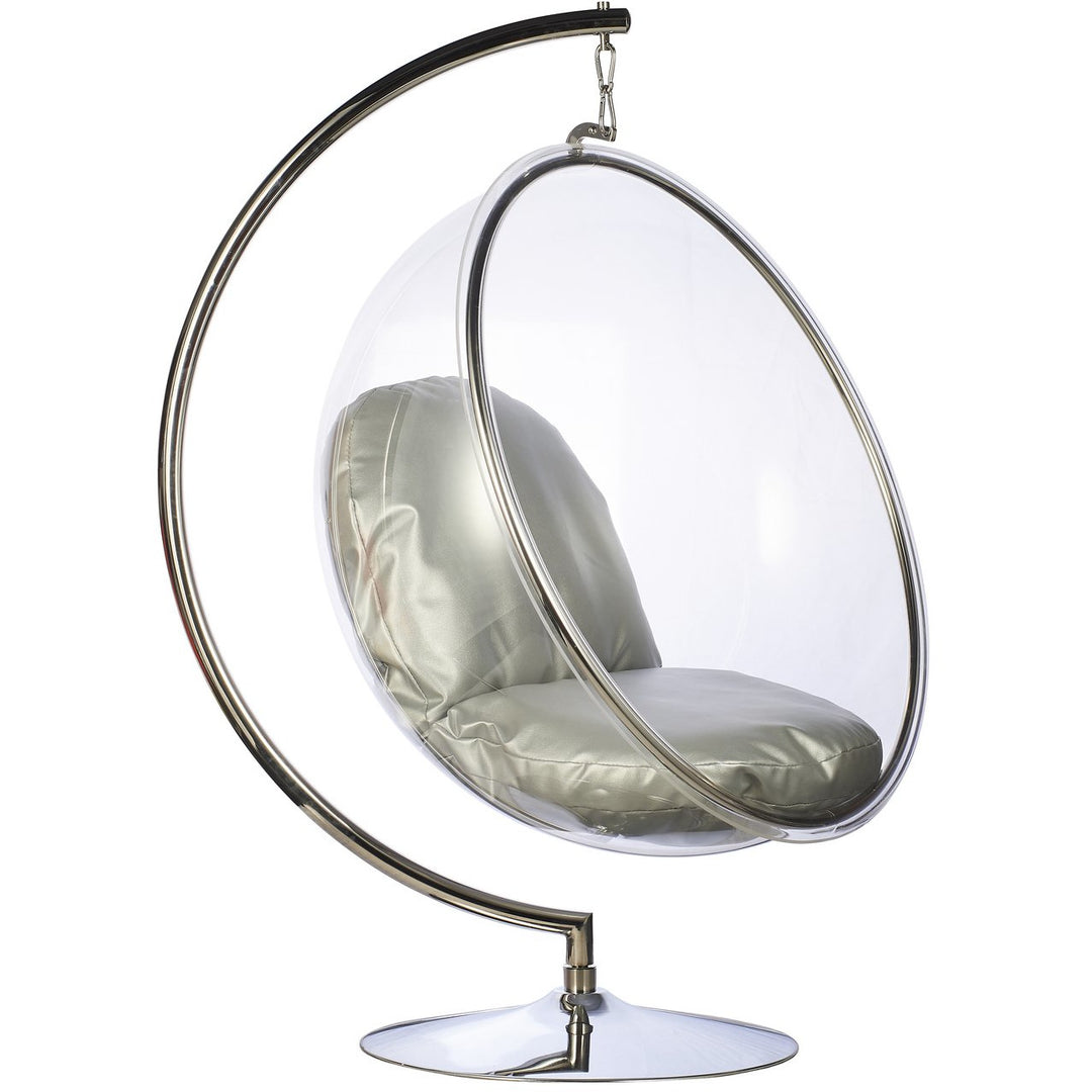 clear globe chair