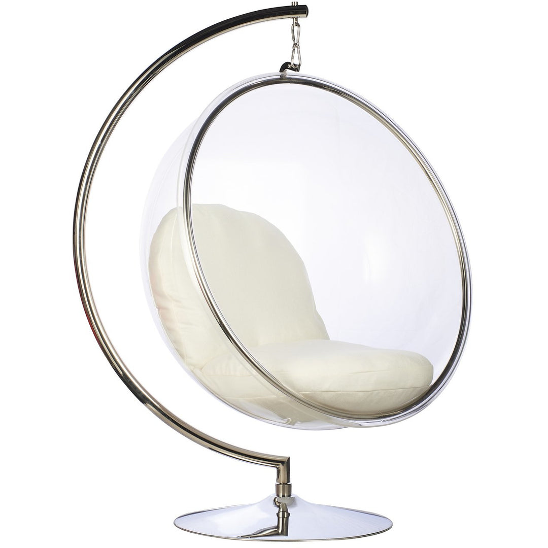 clear globe chair