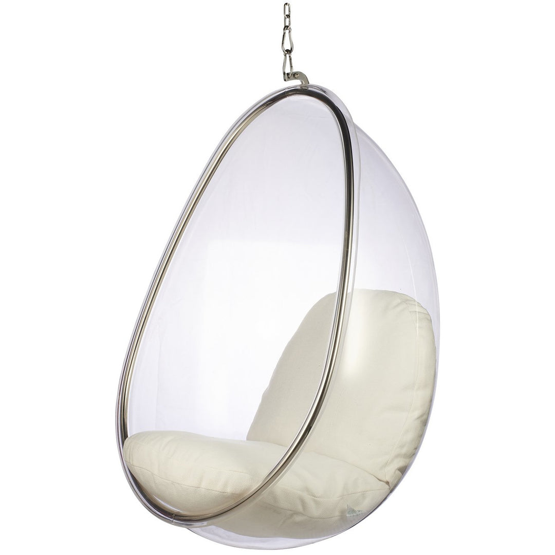 clear globe chair