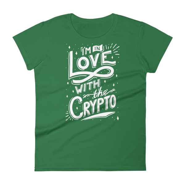 Ladies In Love W The Crypto Fitted T Shirt That Crypto Hustle