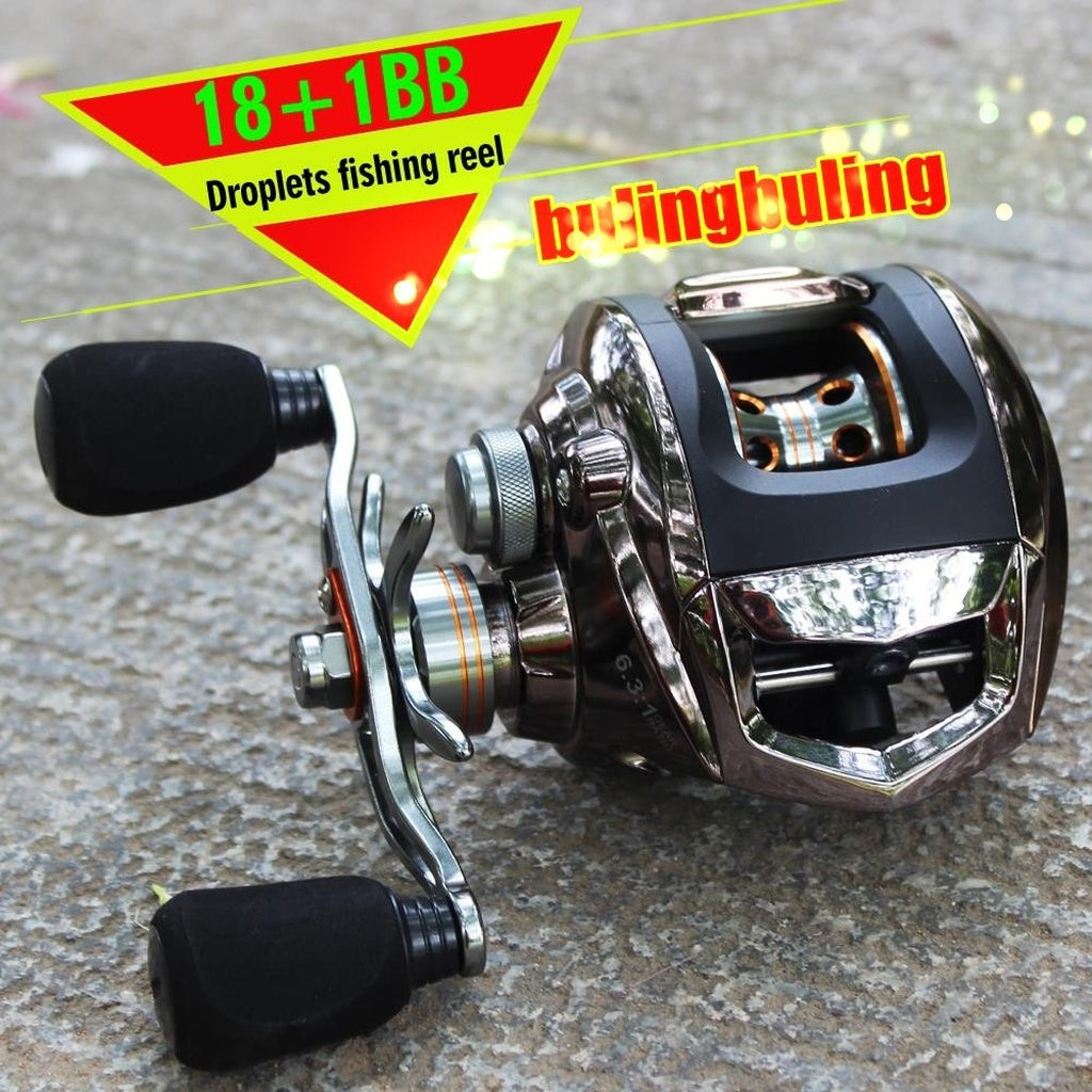 Baitcasting Wheel 18 +1BB 6.3:1 Left/Right Hand Front Drag Spinning Reel Casting Fishing Reel