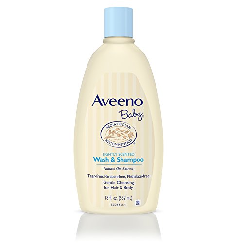 Aveeno Baby Wash & Shampoo For Hair & Body, Tear-Free, 18 Oz.