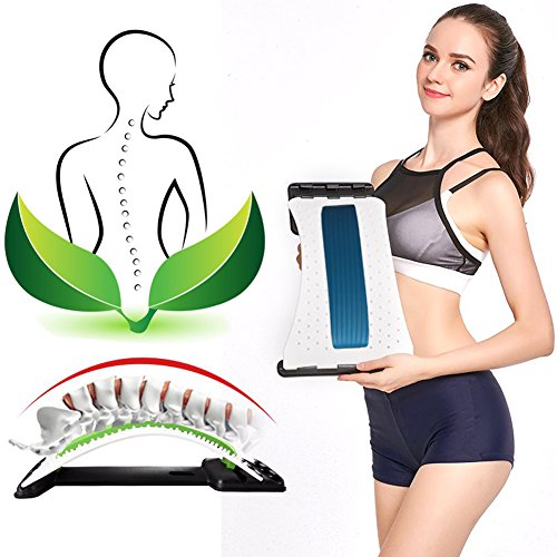 Back Stretcher Device - Lower Back Pain Relief, Lumbar Stretching Treatment，Spinal Stenosis - Posture Corrector - Back...