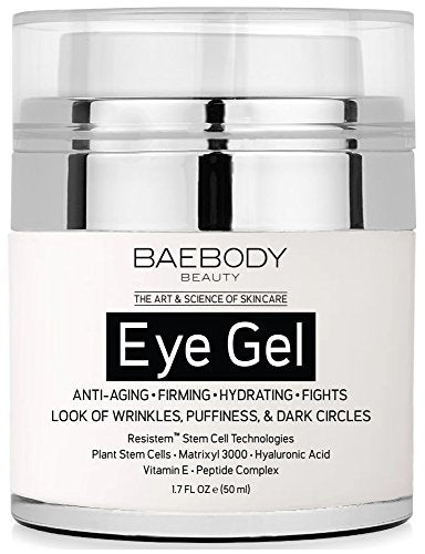 Baebody Eye Gel for Dark Circles, Puffiness, Wrinkles and Bags - The Most Effective Anti-Aging Eye Gel for Under and...