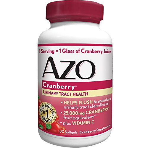 AZO Cranberry Urinary Tract Health Dietary Supplement* – 1 Serving = 1 Glass of Cranberry Juice^ - Helps Maintain...