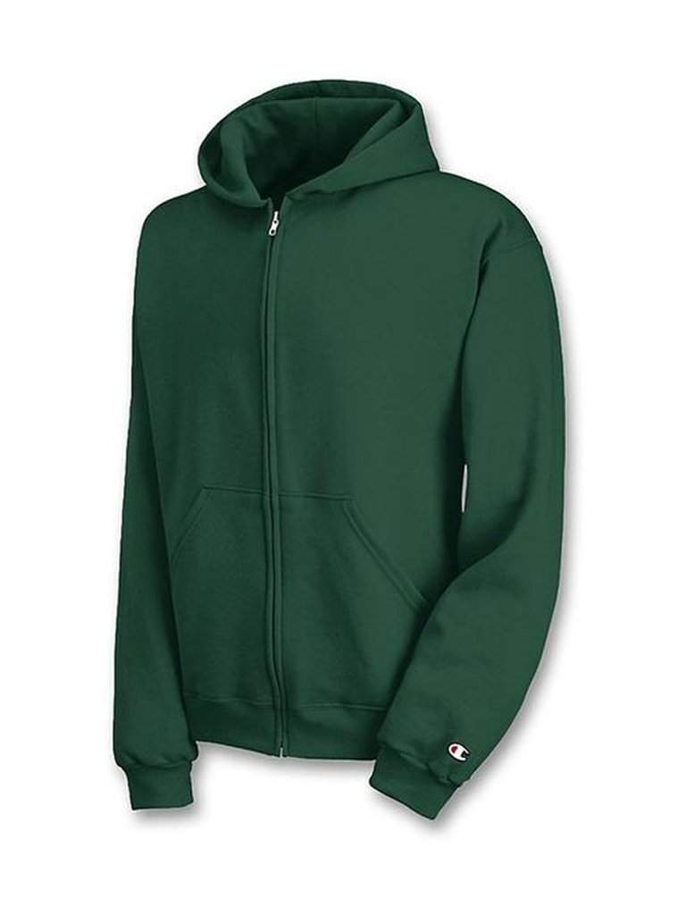 boys green zip up hoodie