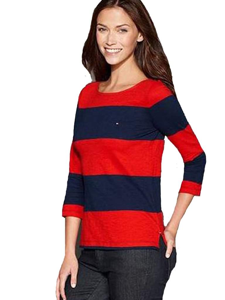 red tommy hilfiger top