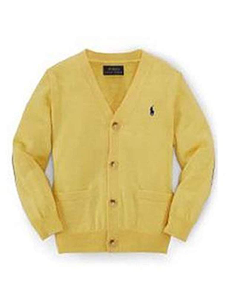 ralph lauren patch cardigan