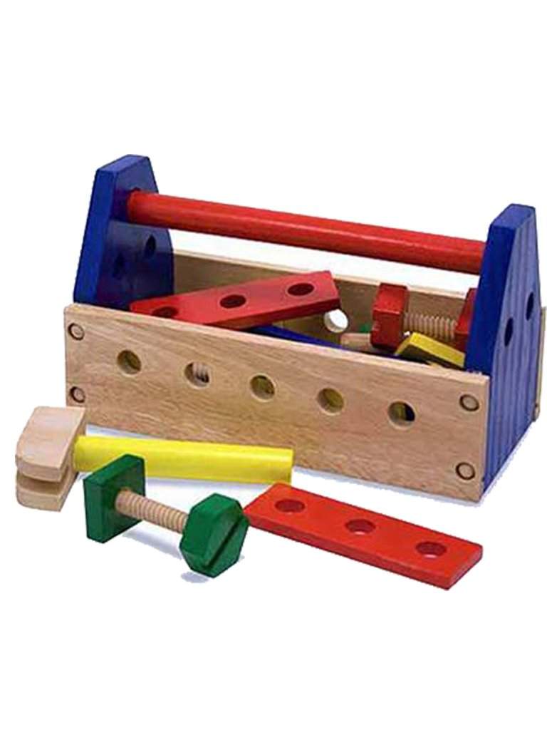 wooden kids tool set