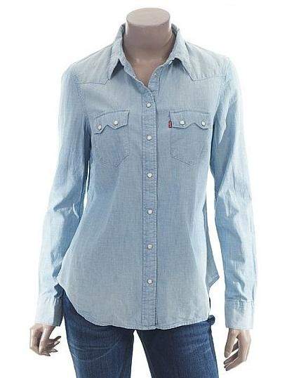 levi's jean shirt womens