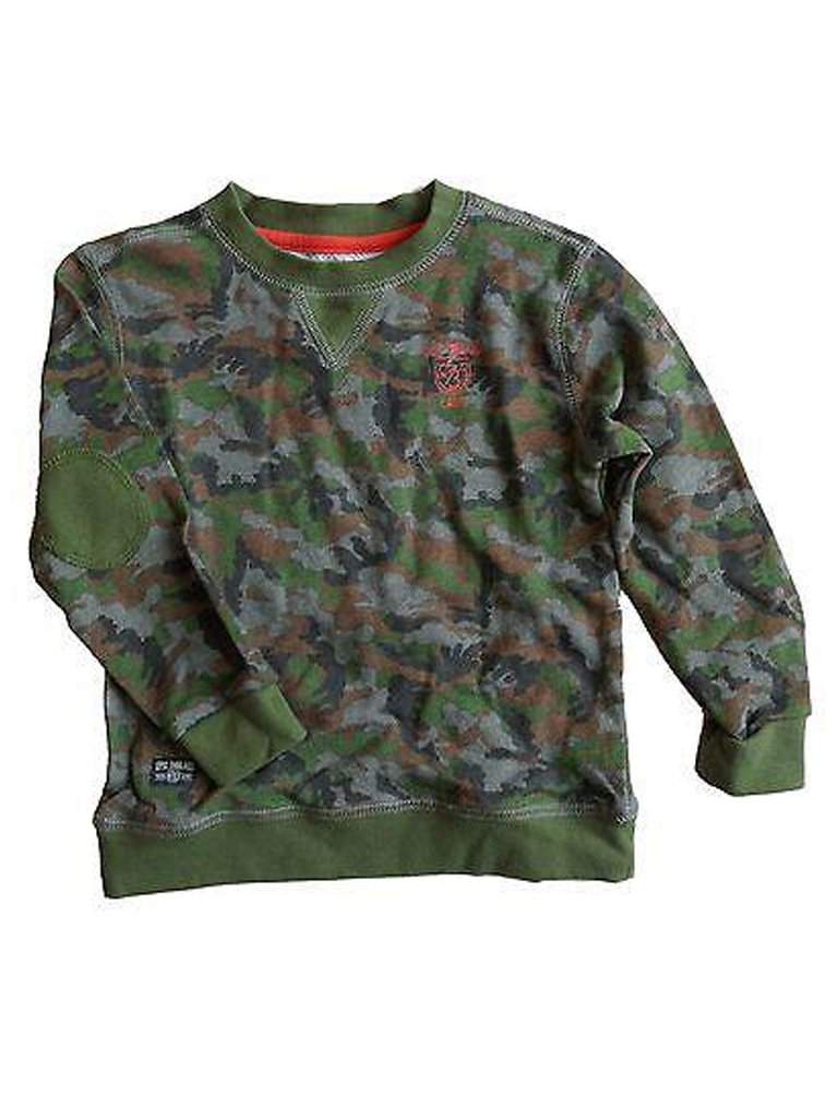 boys camouflage sweatshirt