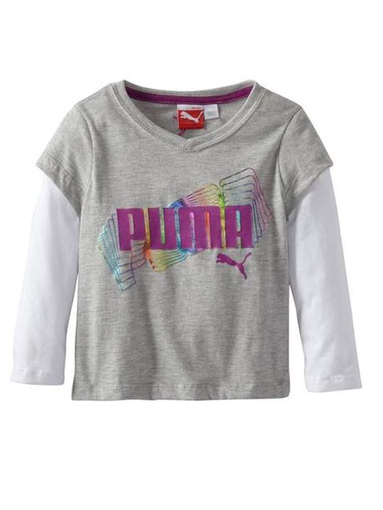 Puma Girls' Rainbow Logo Slider 