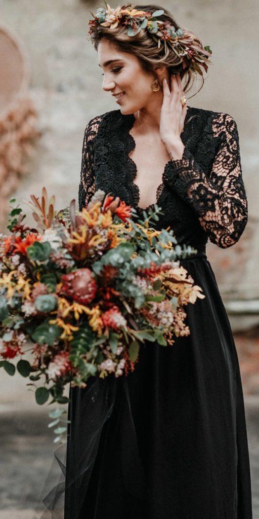 Starlight Black Unique Boho Wedding Dress by Flora & Lane Black Wedding Dress  Black Tulle Dress SAMPLE - Etsy | Black wedding dresses, Unique boho  wedding dress, Bohemian wedding dresses