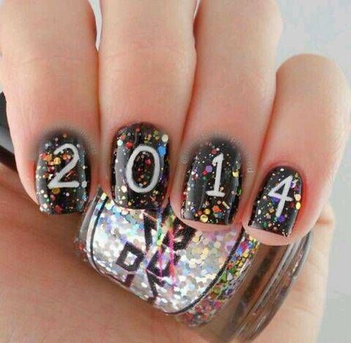 Bright Colors For New Year Nails 2019; New Year nails; cute New Year nails; New Year coffin nails; easy New Year nails; New Year nails designs;