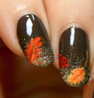 35+ Leaf Nails Art Ideas for your Fall – OSTTY