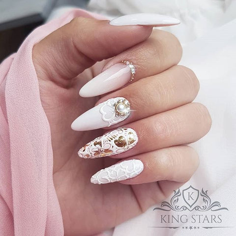 40+ prom night long nail elegant art design – OSTTY