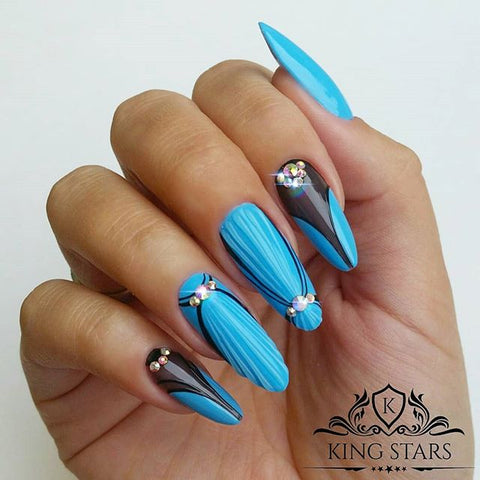 40+ prom night long nail elegant art design – OSTTY