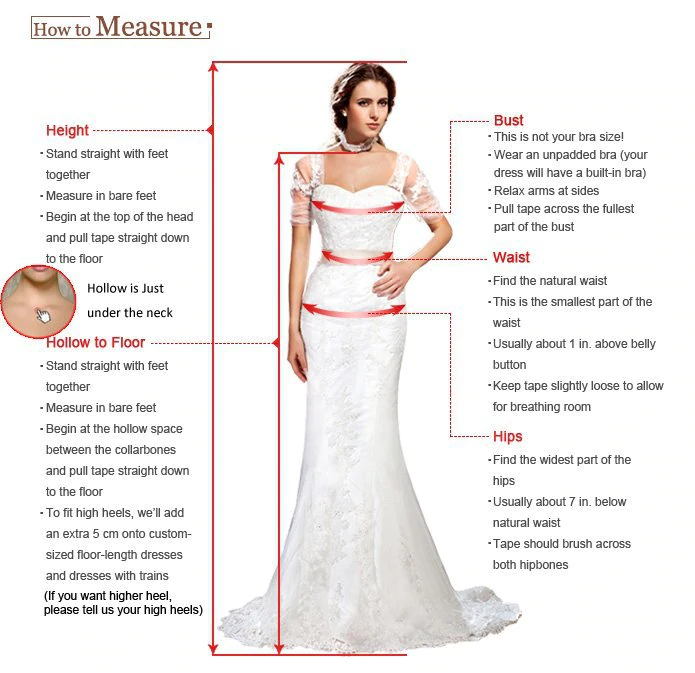 Dress Size Chart & Measurements - Ever-Pretty US