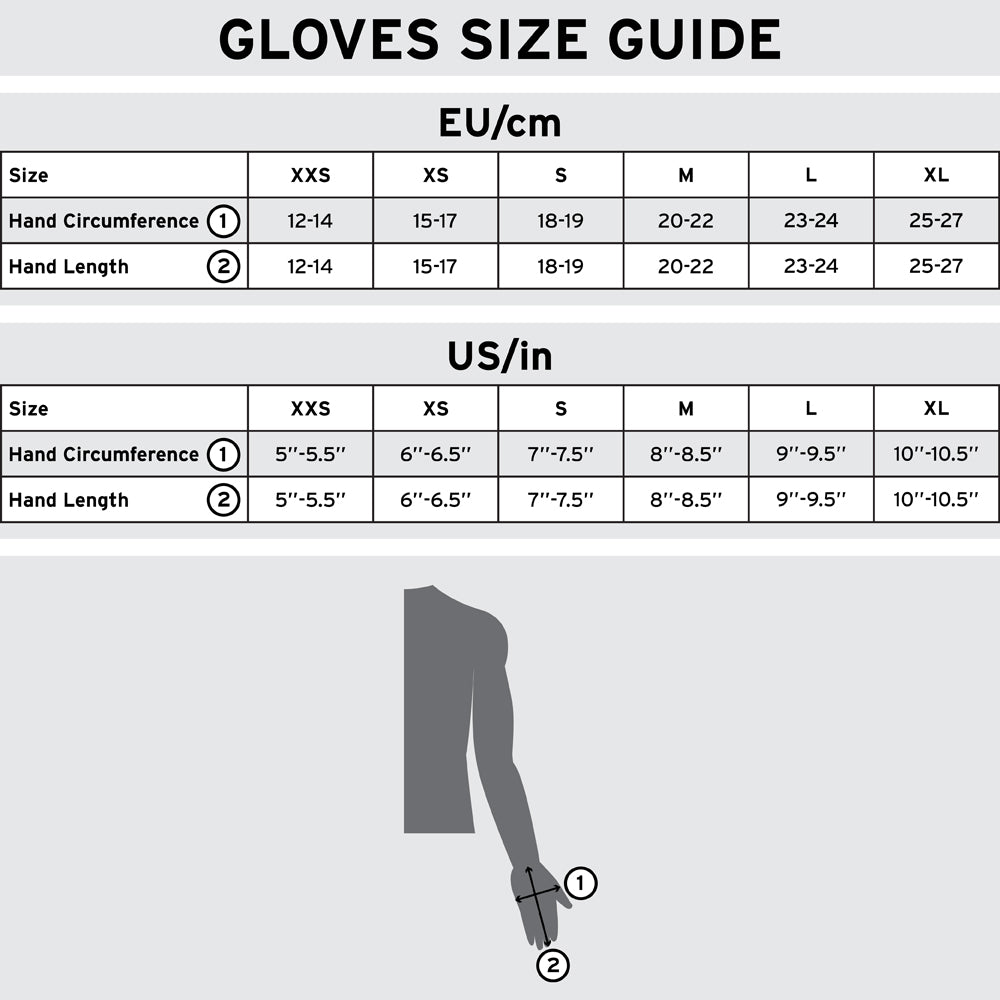 661 Glove Size Chart