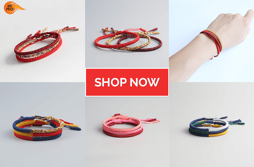 Shop for Tibetan Buddhist Lucky Knots Bracelets