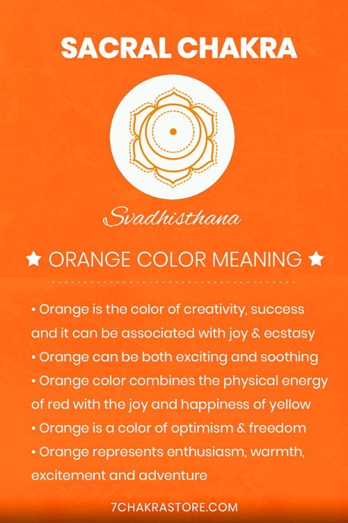 Sacral Chakra Orange Color Meaning