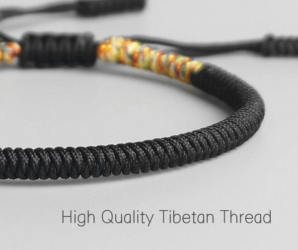 Tibetan String Bracelet Thread Close Up