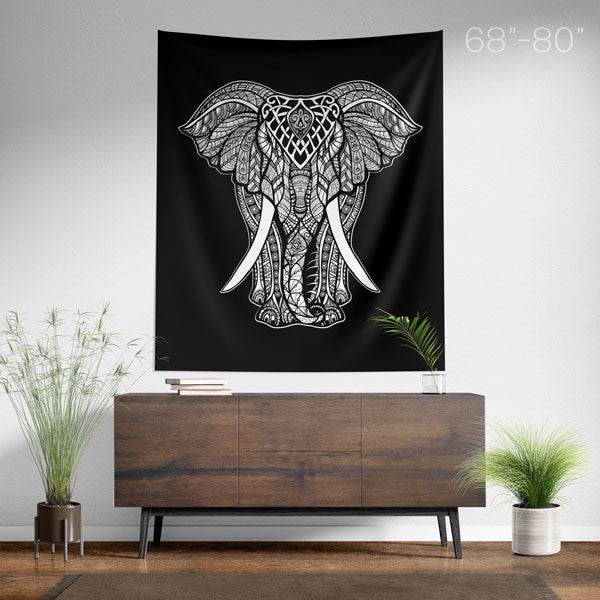 Elephant Wall Tapestry Large