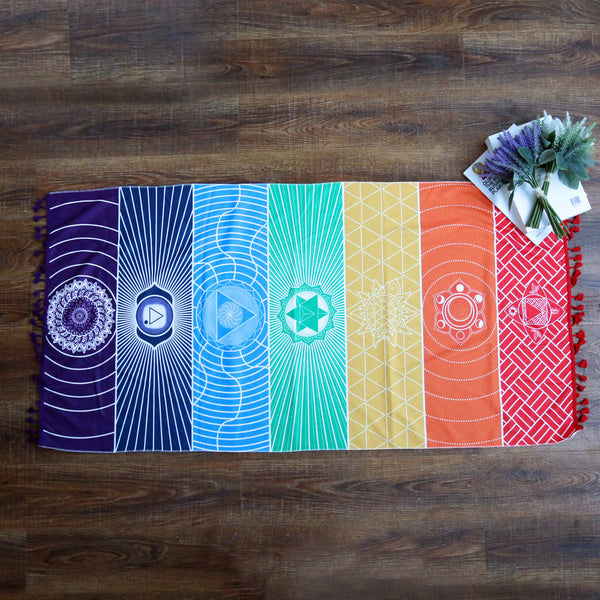 7 Chakra Cotton Microfiber Premium Towel – 7 Chakra Store