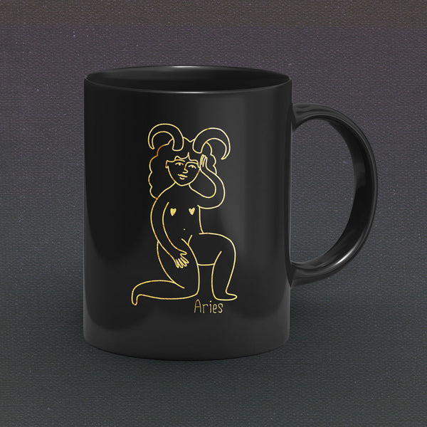 Aries Zodiac Star Sign Horoscope Coffee Mug