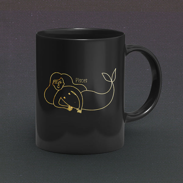 Pisces Zodiac Star Sign Horoscope Coffee Mug