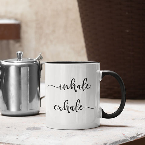 Inhale Exhale Spiritual Mug Gift